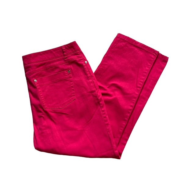 Style & Co pink ankle pants. Size 12P. - Picture 2 of 8